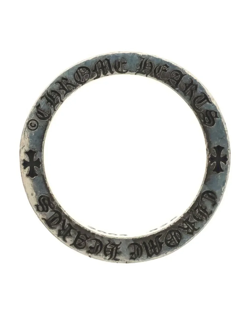 Chrome Hearts Spacer Forever Ring Silver
